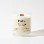 Palo Santo Candle | white musk, Patchouli & Palo Santo